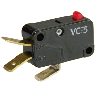 Saia-Burgess VCF5 10A miniature C/O Microswitch with bar actuator
